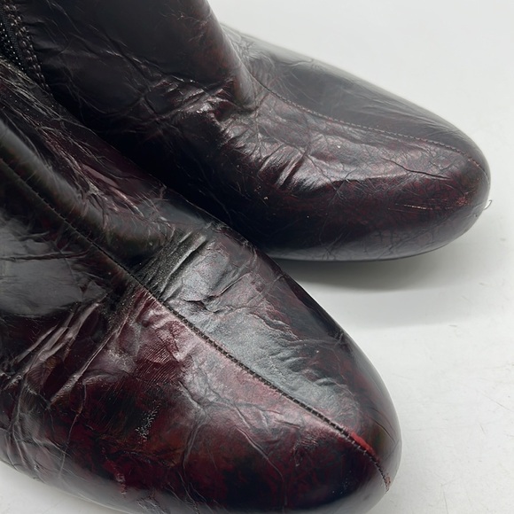 Born Crown Burgundy Ankle Boot Sz 10. MCA1276G - Picture 2 of 9